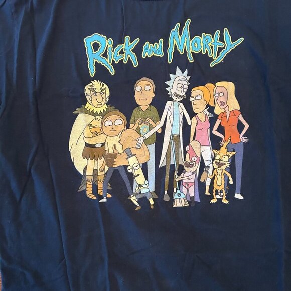 Rick and Morty Cartoon Network Adult Swim Mens Size Small T-Shirt Short Sleeve - Picture 3 of 8